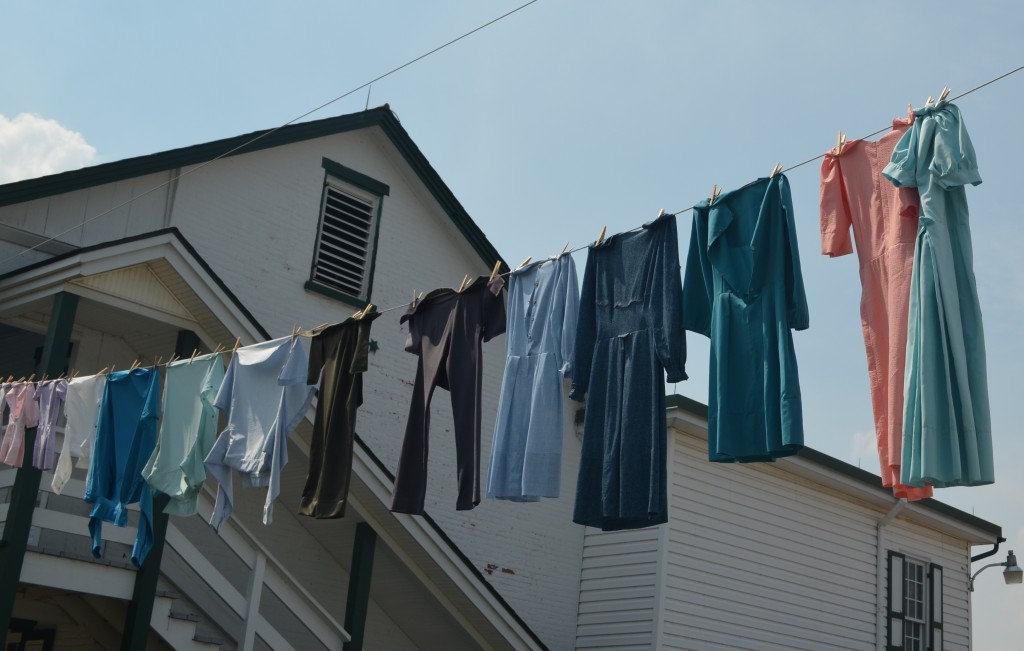 Amish clothes line - great drying