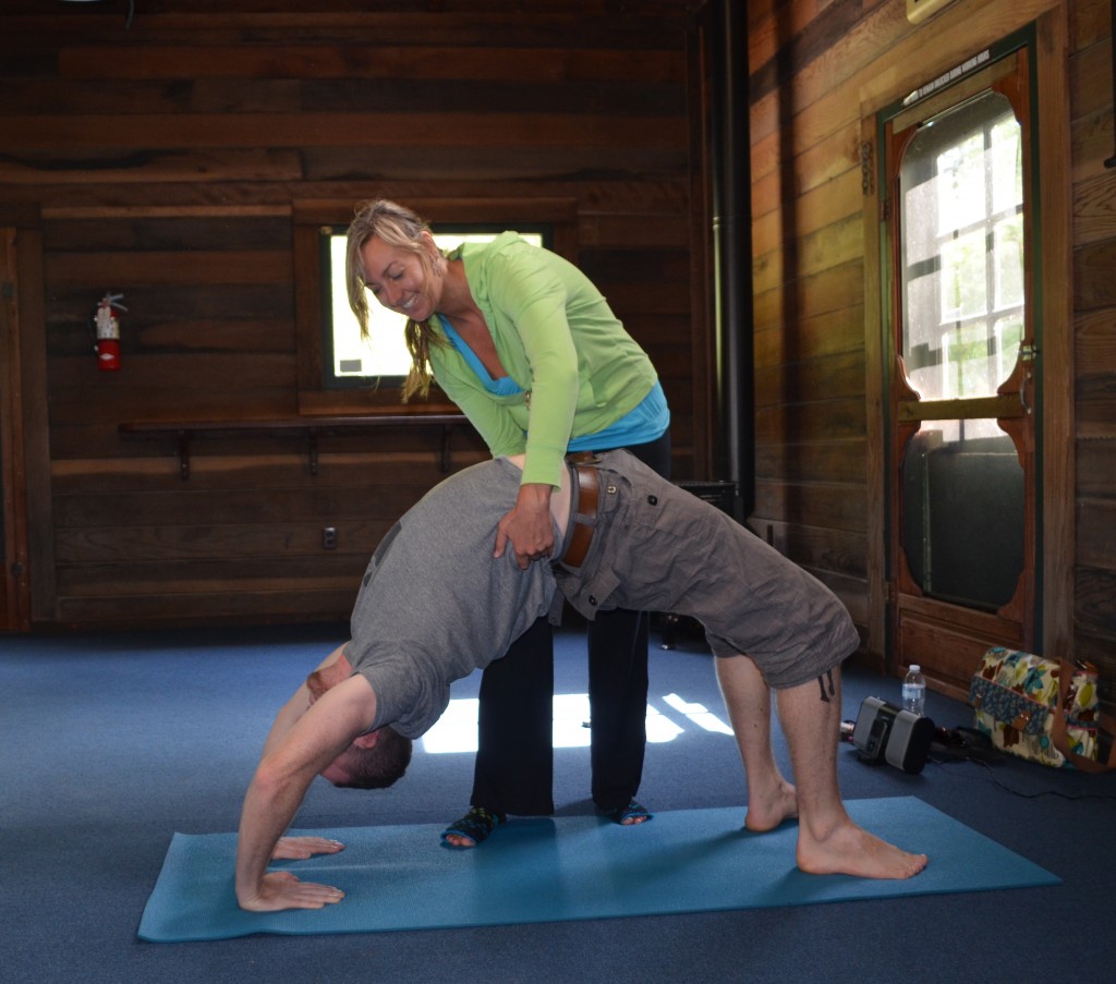 Tom & Lisa yoga